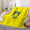 Brøndby IF  Print Flannel Blanket, High quality Comfortable for All Seasons, Home Decor, Warmth and Comfort