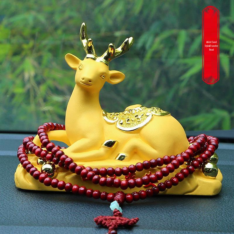 High-End Deer Car Ornament: Unisex Perfume for Center Console Decoration