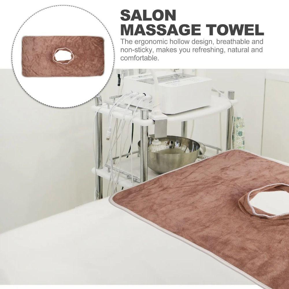 Breathable Beauty Salon Towel Thickened Headrest Pads Massage Face Towel  Household Supplies