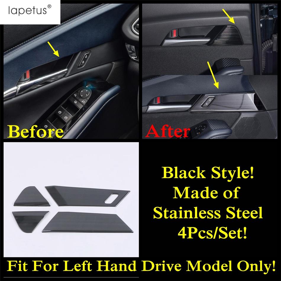 Car Foot Rest Pedal / Gear Shift Panel / Door Handle Bowl Decoration Cover Trim Interior Accessories For Mazda CX-30  - 2025