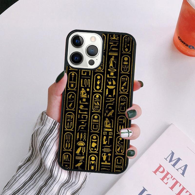 Egypt Nefertiti Ankh Phone Case For iPhone 17 Air 14 13 12 16Pro Max 15  Plus Max Cover Shell Coque