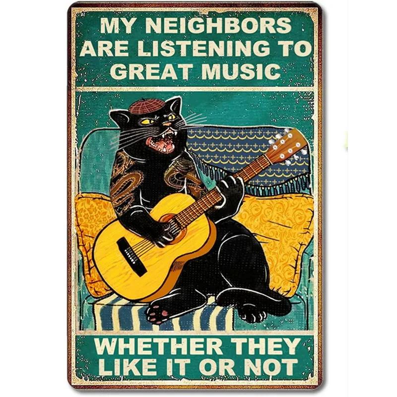 Cats Metal Tin Signs Being Normal Is Boring Wall Decoration Plaque Vintage Poster Iron Painting for Home Cafe Garden Club Bar