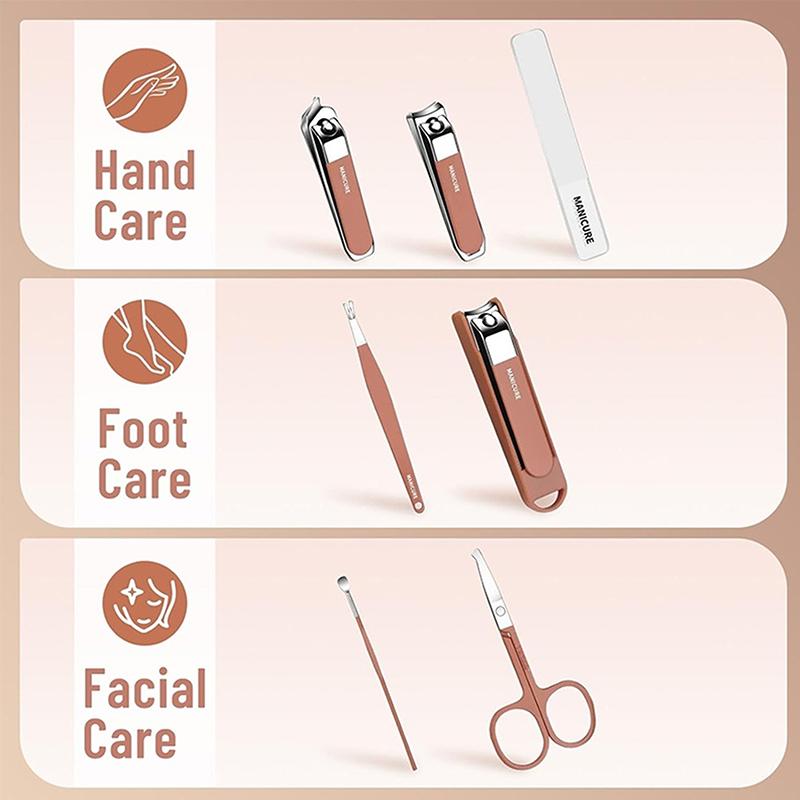8-in-1 Nail Set Tool for Manicure Box Professional Pedicure Nail Cutter Set Nail Care Nail Clipper Kit