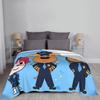Coperta di Flanella per Bambini con Personaggi dei Cartoni Animati Sheriff Labrador Polizia, Coperte Calde da Divano per Viaggi all'Aperto, Copriletti, Trapunta Sottile