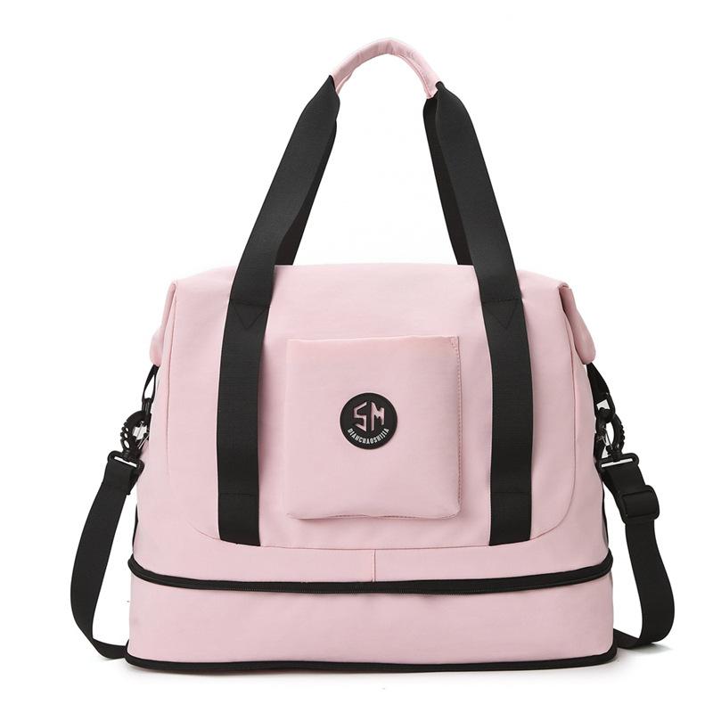 New Yoga Training Bag Women's Extended Short-haul Travel Bag Dry and Wet Separation Multifunctional Luggage Storage Bag
