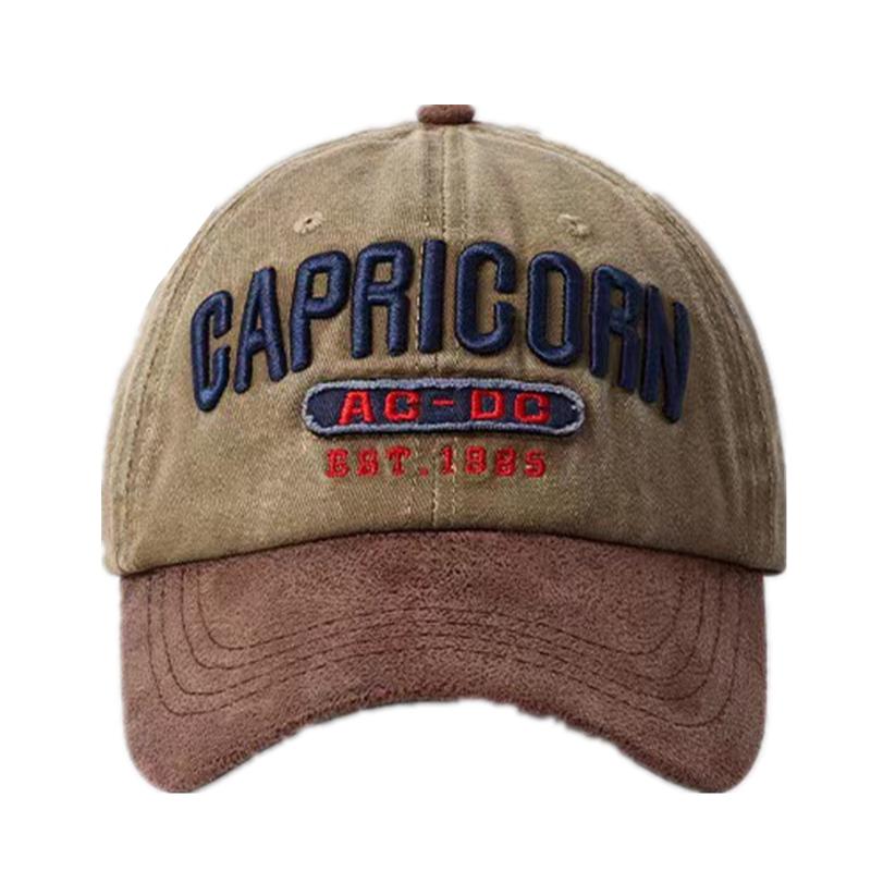 New Unisex Cap Washed Cotton AC-DC Letter Embroidery Baseball Cap Outdoor Casual Classics Hats For Women Men Cap