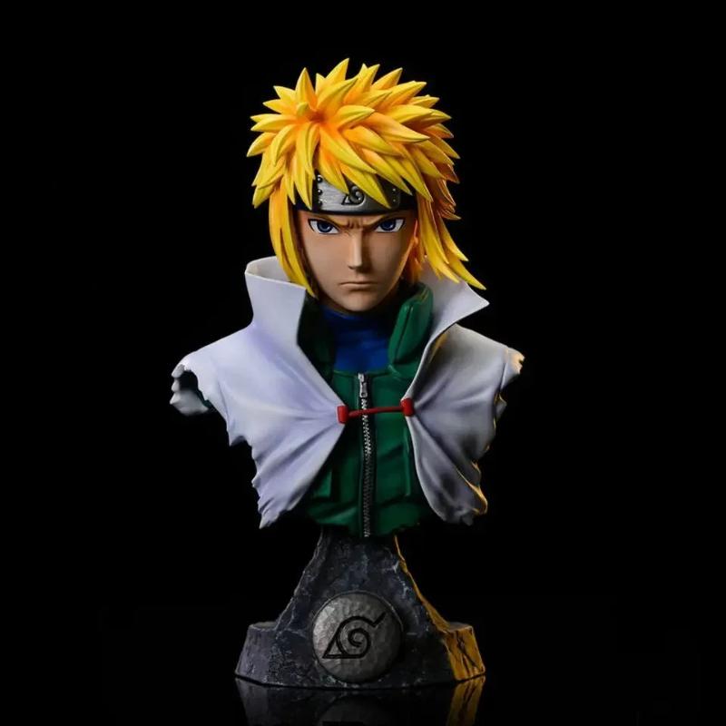 Anime Naruto Figure Uchiha Sasuke Namikaze Minato Uchiha Obito Tsunade Figures Bust Action Figures PVC Statue Collection Gifts