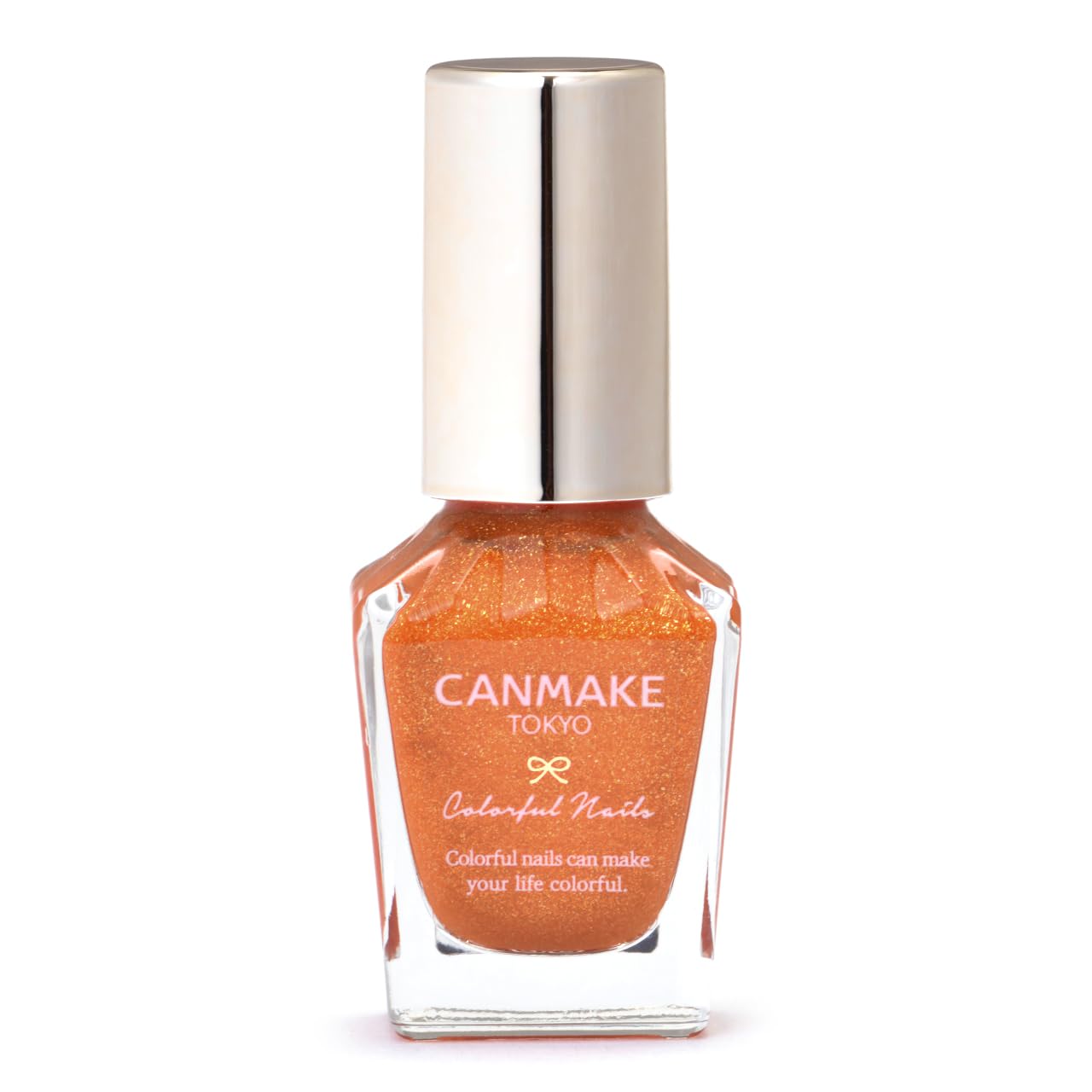 

Canmake Colorful Nails N100 Friendship Highly Orange Bracelet, 8ml, Colored, Quick-Drying,