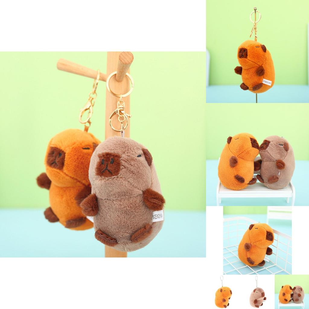 Cute Capybara Stuffed Animal Keychain Delightful And Quirky Plush Toy