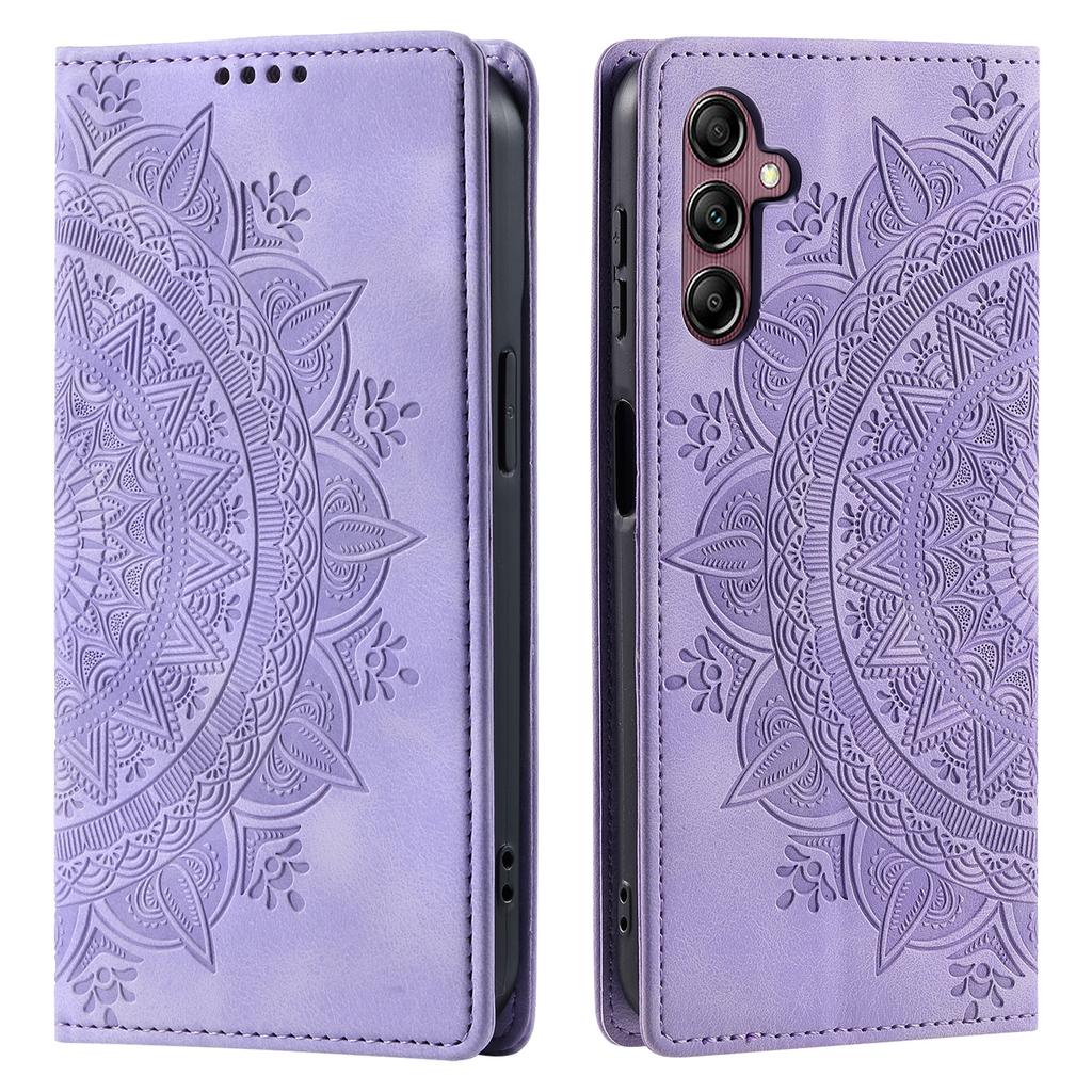 For Samsung Galaxy S25 FE Case Magnetic Closing Leather Phone Cover Pattern Imprinted
