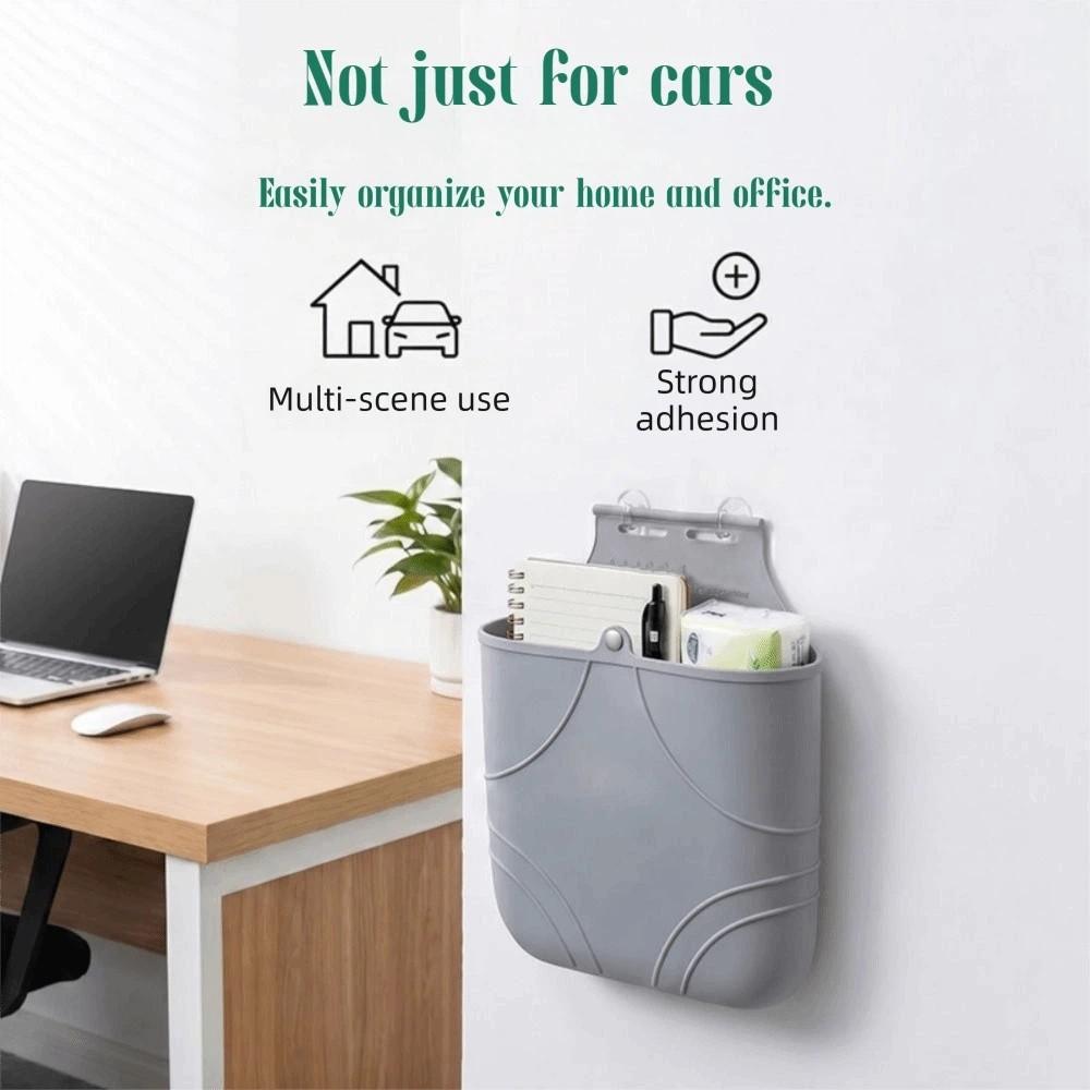 Multi-Functional Car Air Vent Organizer Soft Silicone Vehicle Interior Organizer Driving