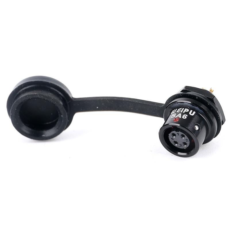 

WEIPU SA6 SA610/P+SA612/S Male plug Female socket Medical Precision Instrument Terminal Wire Connector Adapter 2 3 4 5 Pin