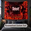 Arazzo Personalizzato con Nome Testo, Appeso Decorativo da Parete Slipknot, Arazzo Sfondo per Casa Camera da Letto