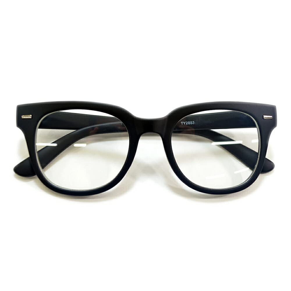MERRY PLEASURE Wellington Square Sunglasses with Light Tinted Asian UV Protection for Men and Ty2853 Lenses, Fit, Women,