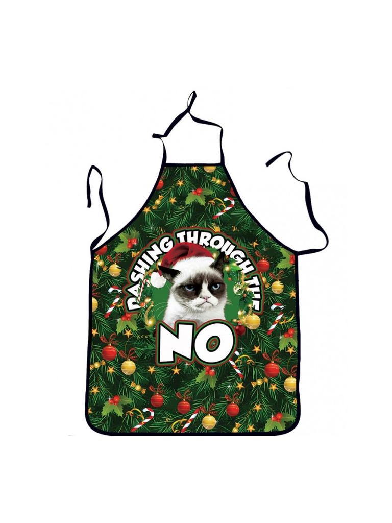 Waterproof Cartoon Christmas Apron Home Cooking Party Activities Kitchen Supplie