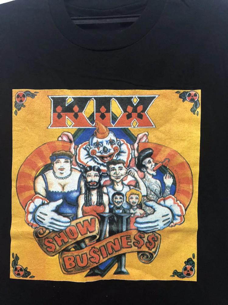 Rare! Kix Band Japan Tour T Shirt Short Sleeve BL629 Unisex T-Shirt L