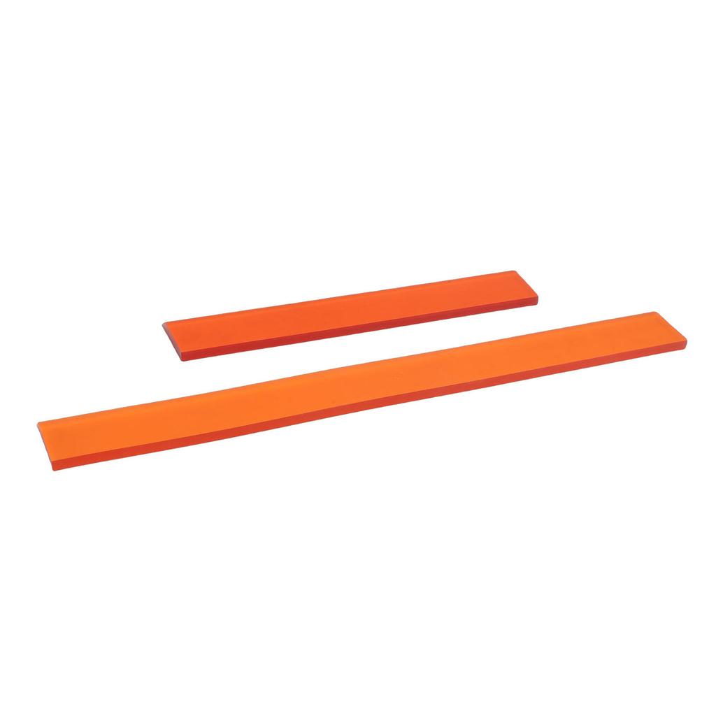 2Pcs Putty Scraper Arc Shaped Bendable High Resilience Plaster Repair Tool Wall Cutter Filler Applicator 30cm 50cm for