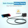 Charger for Nintendo Switch/OLED/Lite, Support Switch TV Dock Mode, 15V 2.6A Fast Charging Adapter with 5FT Charger Cable