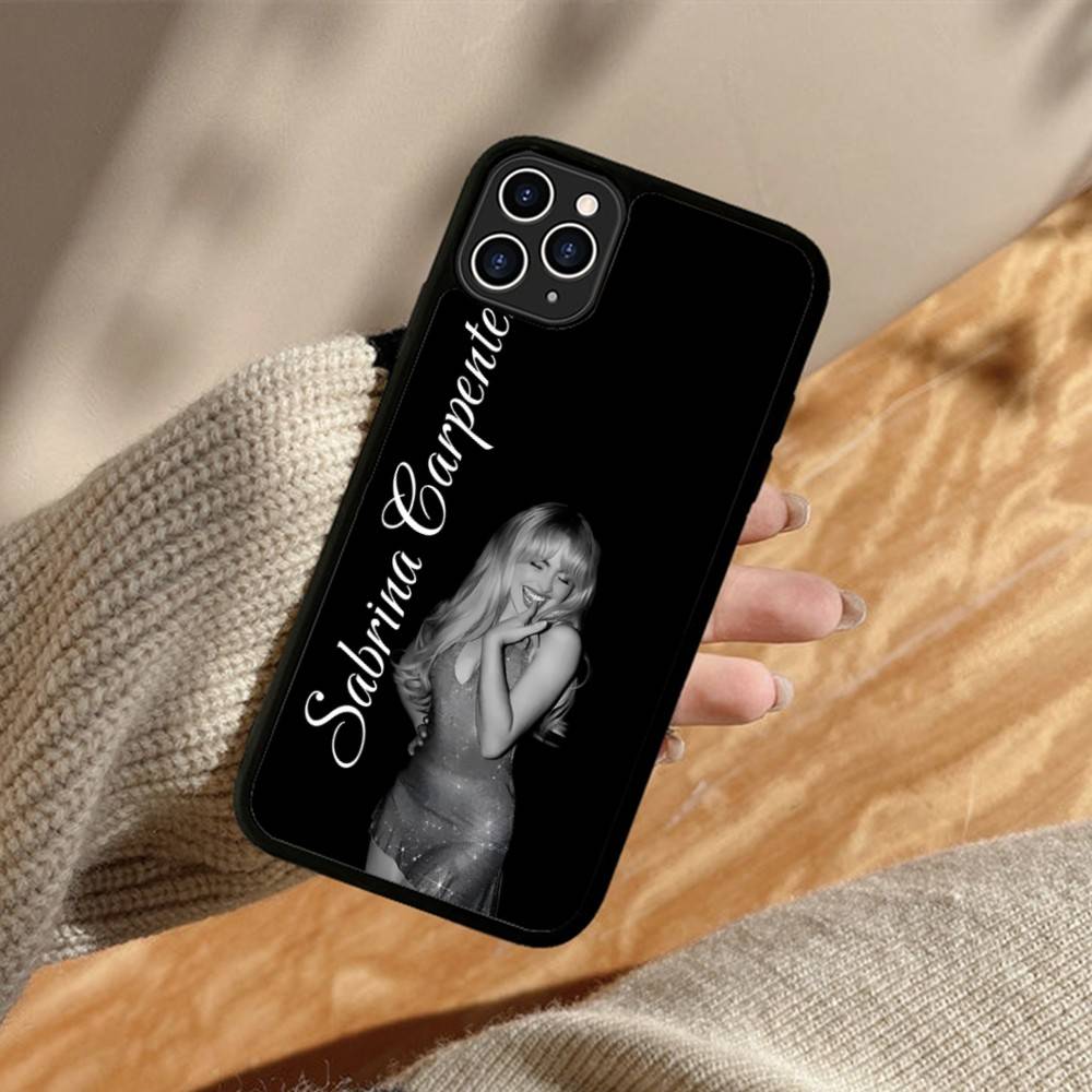 Singer S-Sabrina C-Carpenter Phone Case For iPhone 17 16 15 14 13 12 11 Pro Max Plus PC+TPU Shockproof Back Cover