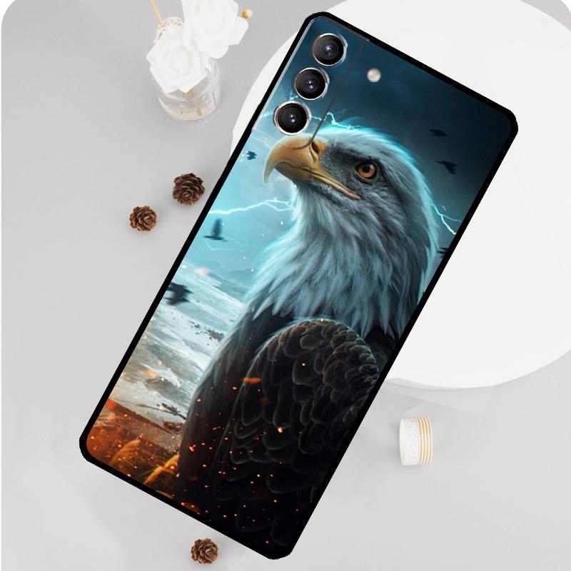 Eagle Hawk Bird Animal Phone Case For Samsung Galaxy S25 S26 Ultra S20 S21 S22 S23 S24 S10 Plus S25 FE Funda Cover
