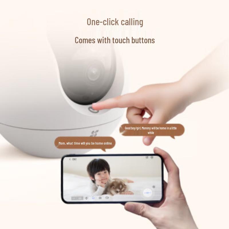 Hikvision Ezviz C6c 4K 8MP Telecamera di Sicurezza Smart da Interno Spina CN (adattatore incluso)