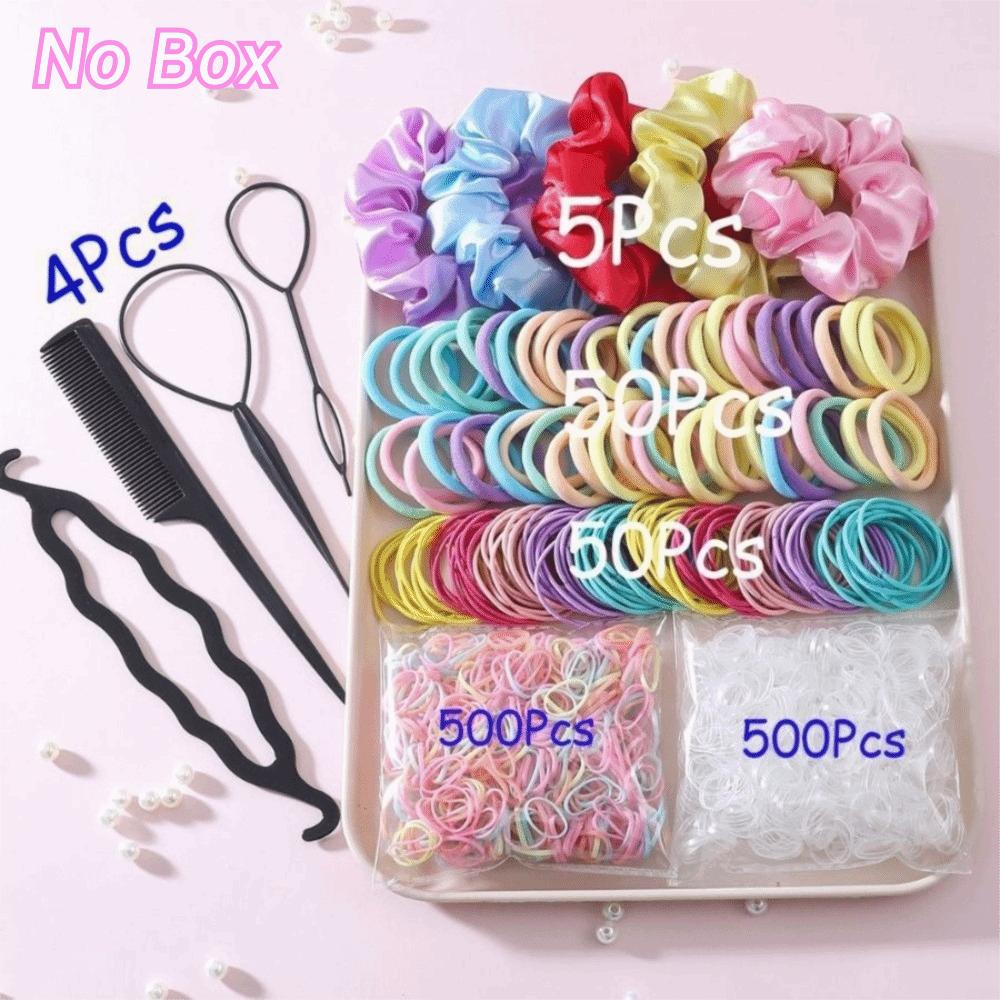 Seamless Hair Ties High Elastic Ponytail Holders New Scrunchies Girls Hair Styling