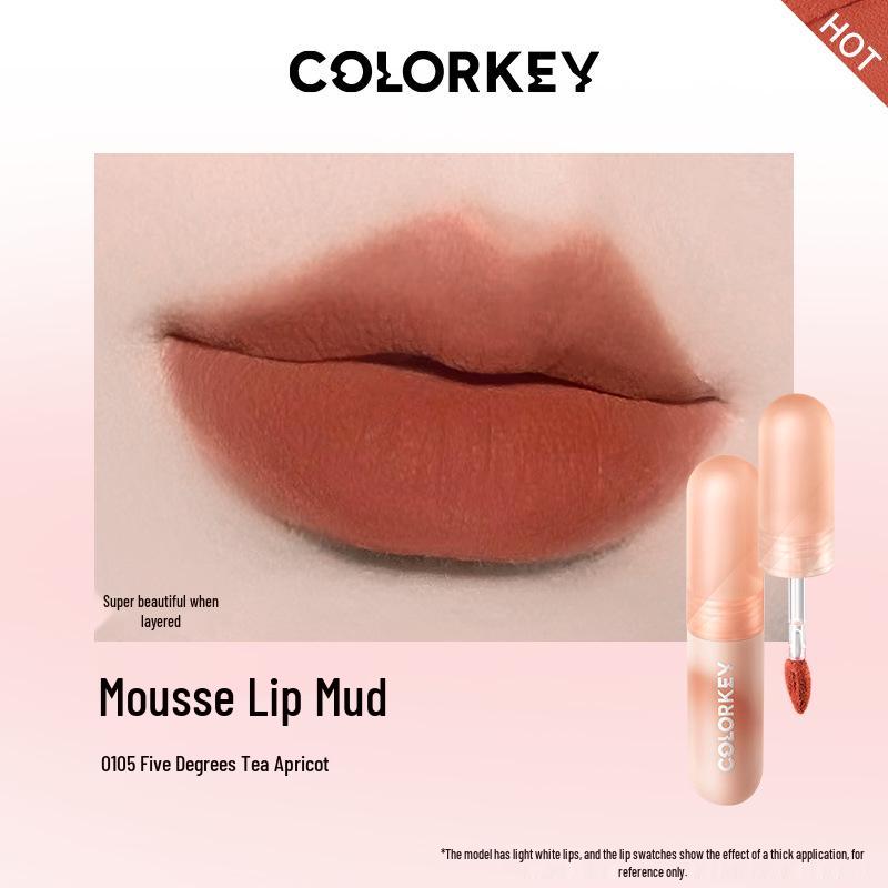 

Colorkey Блеск для губ - Маленькое яйцо Матовая грязь для губ для весны/лета