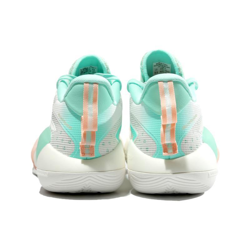 Li Ning Cushioning, Wear Resistant Mid top Basketball Shoes Men's Green ABPS047-4