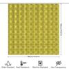Green Yellow Classic Pattern Waterproof Shower Curtains Bathroom Decoration Home Decorative Liner For Tub Size Xxl 180X240Cm (70