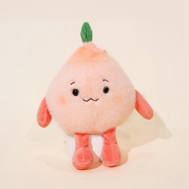 Simulated fruit series doll peach dragon fruit plush toy with scented birthday gift table companion doll doll