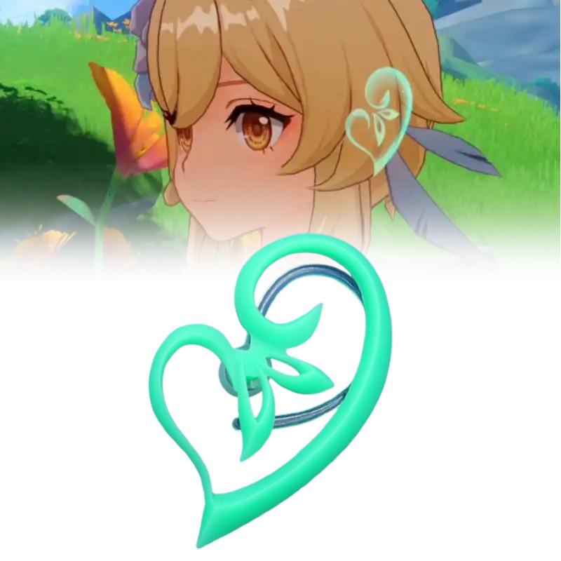 Impact Akasha Genshin Earrings Props Luminous Cosplay Eardrop Jewelry Gift Fans