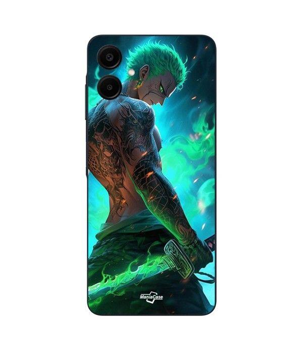 Phone Case - Maniacase - Samsung Galaxy A06 - One Piece Zoro - Silicone - Soft