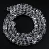 1String 3/4/6/8/10mm Transparent AB Color Crystal Beads Round Square Loose Spacer Glass Beads For DIY Bracelet Necklace Jewelry