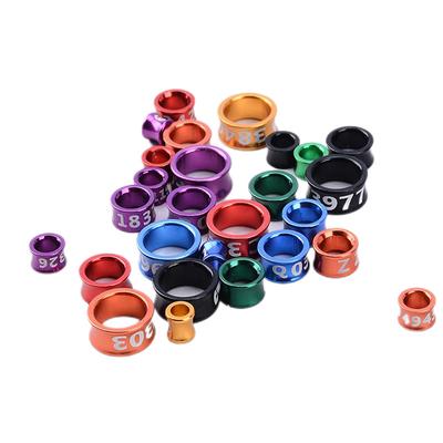 10Pcs Parrot Leg Rings Pigeon Foot Rings Bird Parrot Feeding Identification