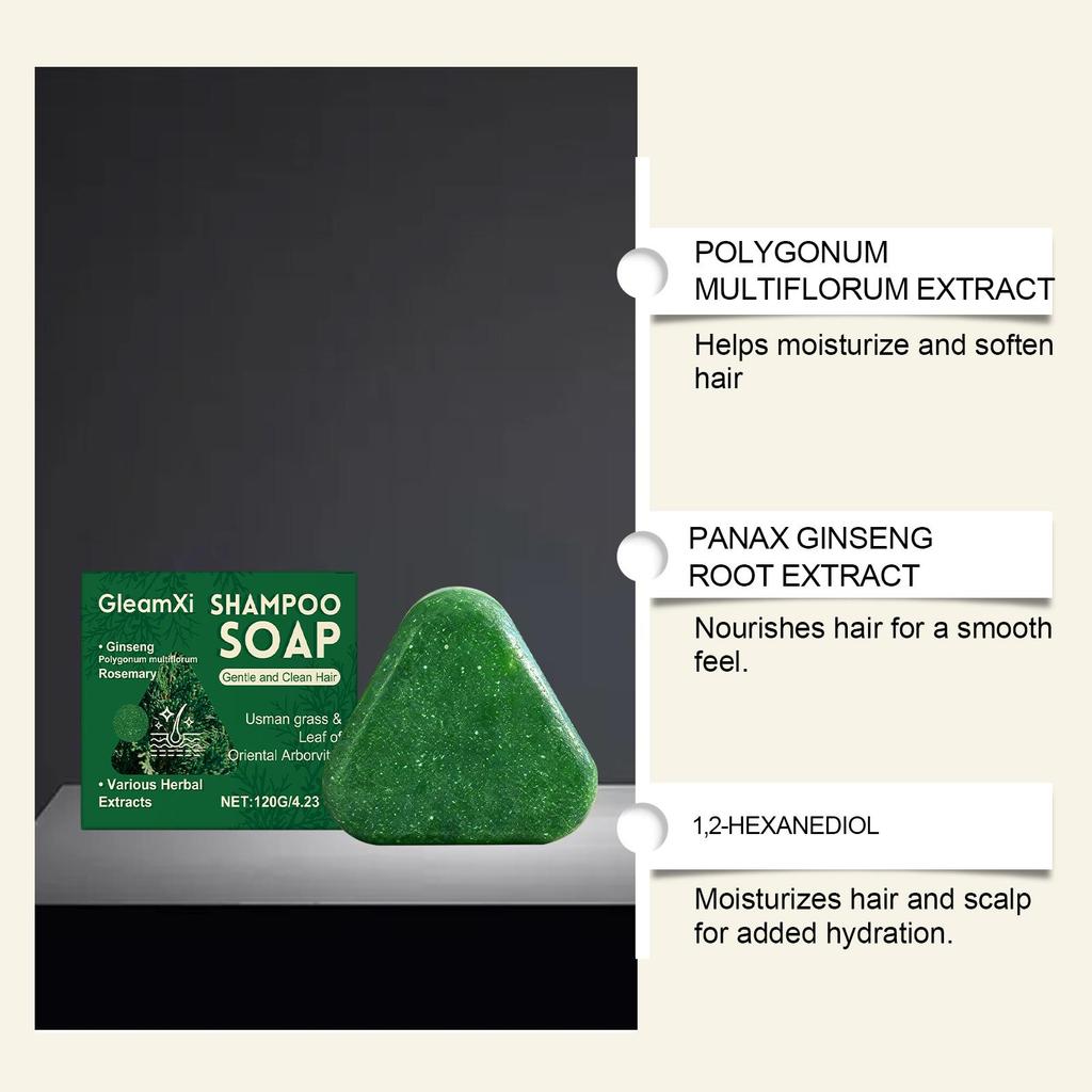 Usman Hair Mask,Shampoo Bar,Hair Oil Nourishing Oil Scalp,Usman Shampoo Cleanses Hair Itching Control Cypress Care Leaf Soa F3K0