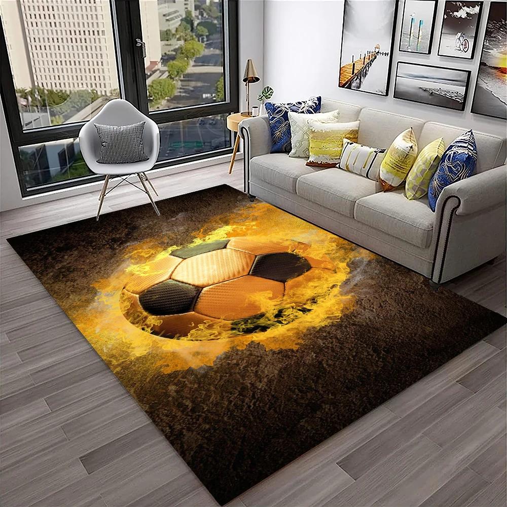 Dywanik dywan na boisko do piłki nożnej do domu salon sypialnia pokój zabaw sofa wycieraczka dekoracja, dywanik do strefy gier dla dzieci mata podłogowa antypoślizgowa