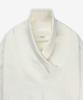 SAINT LAURENT High V-Neck Sweatshirt - White / 803146Y36Sw9538