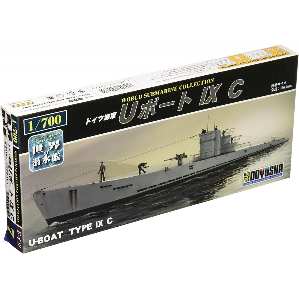 

DoyUsha 1 700 World SUbmarine Series No.7 U Board Ixc Plastic Model Wsc 7