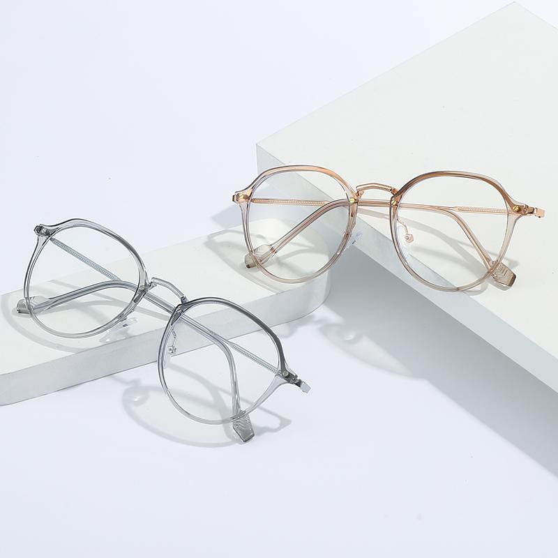 Women Men Polygon Optical Glasses With Prescription Fashion Uv400 Anti Blue Rays Shortsighted Eyewear Diopter 0 -0 .5 -1 .0 To -6