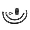 3OZ Oil Catch Can Fine Mesh Filter Air Oil Separator Catch Can Kit with Hose for 1500 5.3L 6.2L 2019‑2022