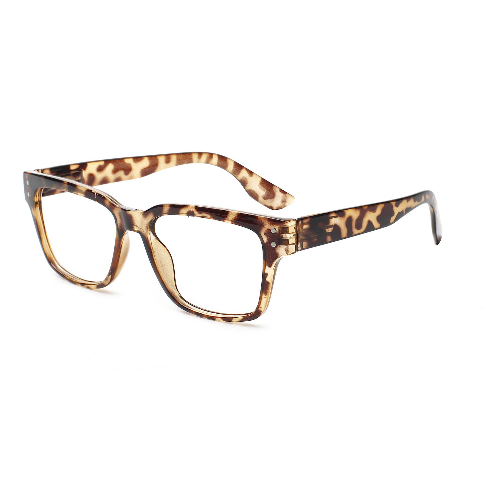 

Reading Eyeglasses Men And Women Anti-Blue Light Universal Spring Hinge Decorative Computer Eyeglasses 0
