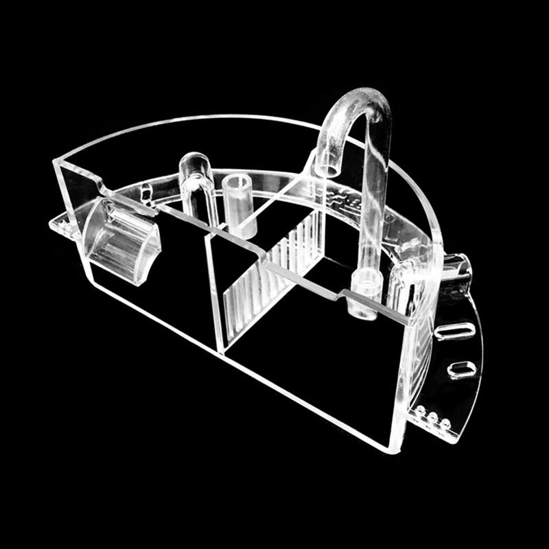 Aquarium External Filter Box Acrylic External Hanging Water Purifier For Round Fish Tank Accessories