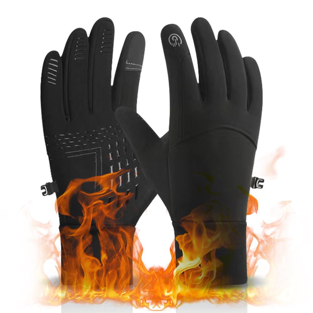 Men Women USB Heated Gloves Thermal Touch Screen Gloves Cold Weather Gloves Ski Gloves for Outdoor Cycling Skiing Hiking