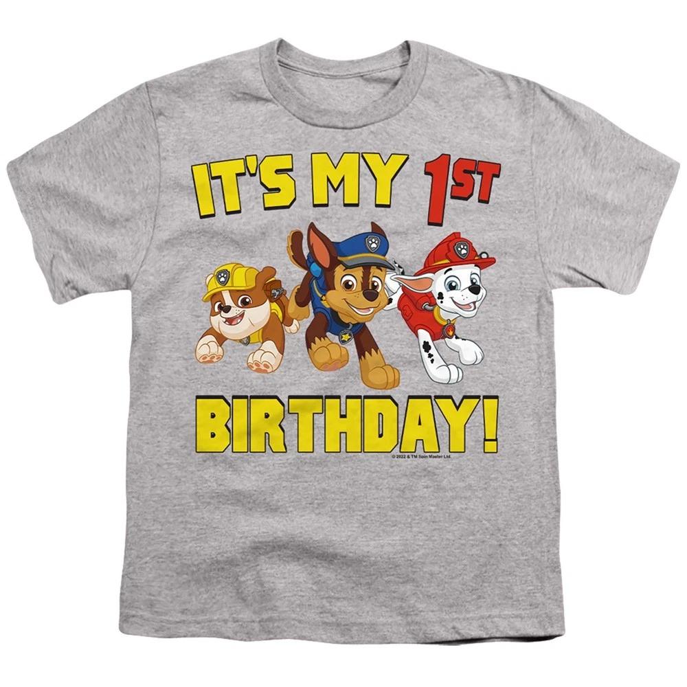 Paw Patrol Group Happy Birthday Child/Toddler Tee - 2T to Child XL S