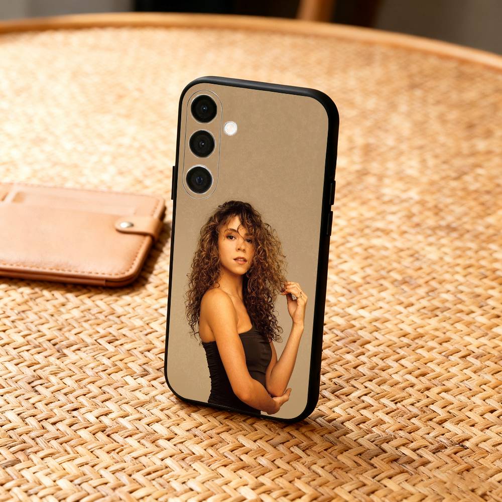 Coque de téléphone Mariah C-Carey pour Samsung A73,A21s,A22,A31,A32,A52,A53,A71,A80, Coque Noire Souple