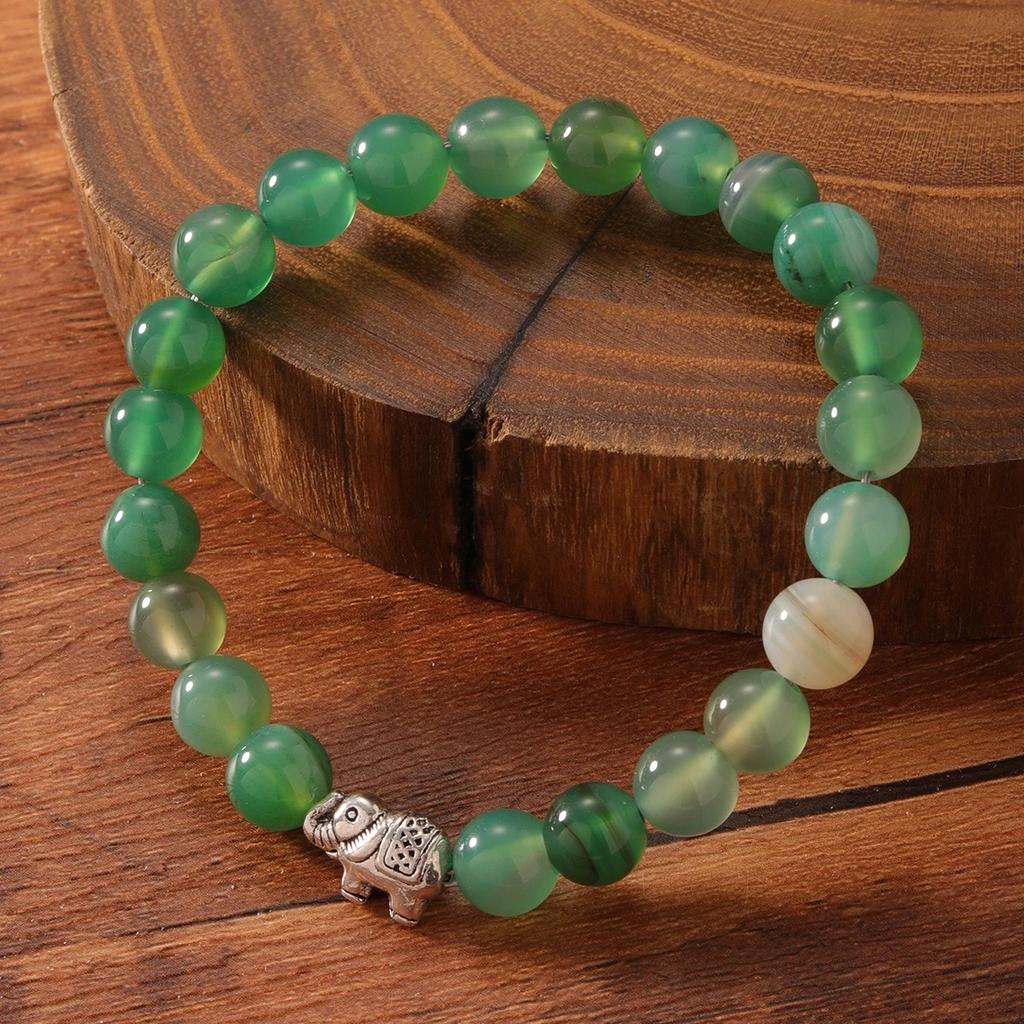 Cute Elephant Girl Gifts For Women Natural Jade Bracelets Bangles Thanksgiving Day Birthday Gift Friend
