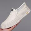 Mens Leather Loafers Breathable Outdoor Slip on Casual Shoes for Male Work Office Driving Sneakers Non Slip Walking Flats