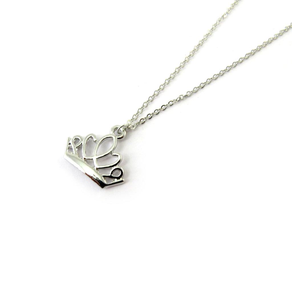 Les Trésors De Lily [N5062] - Silver Pink 'Scarlett' Long Necklace