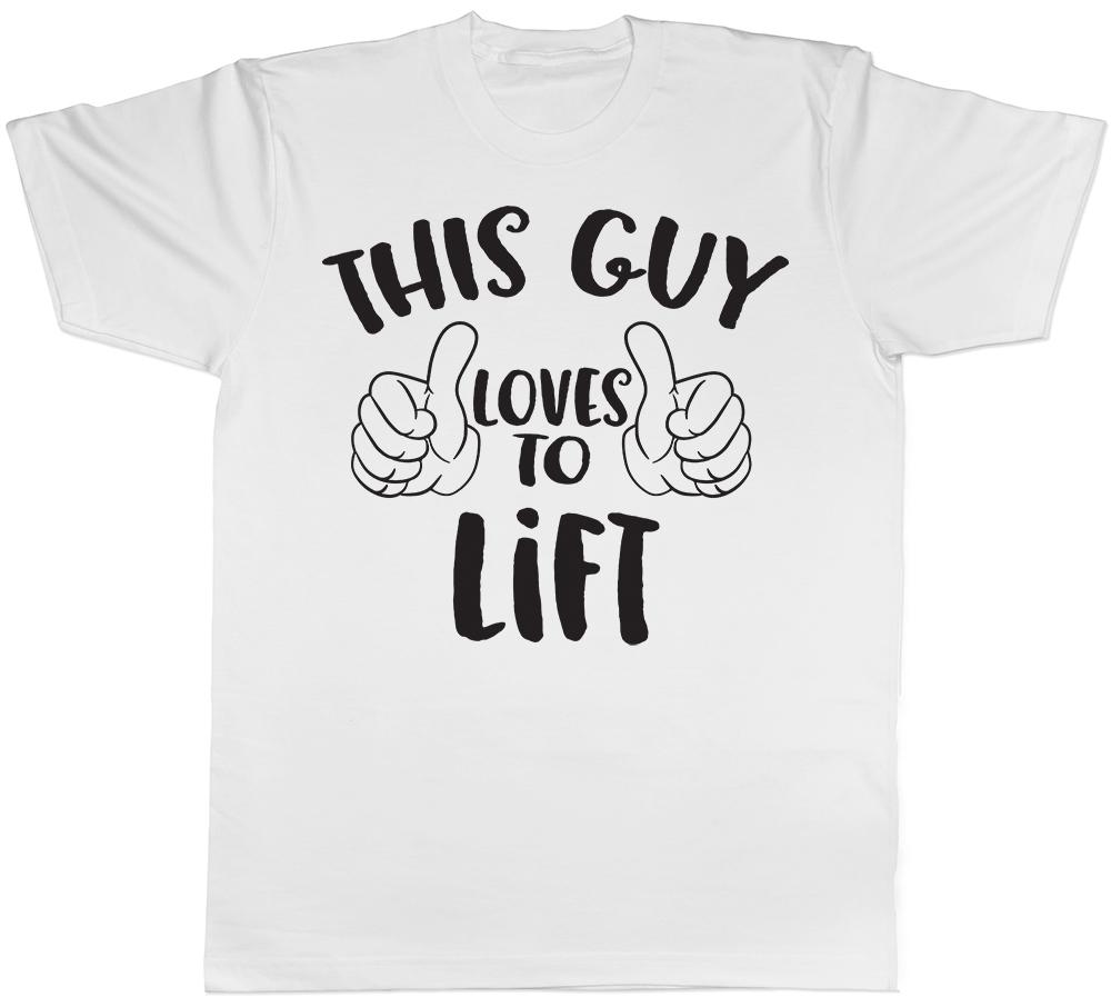This Guy Loves to Lift Weight Training Gym Unisexs Short Sleeve TShirt