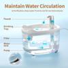 Auto Filter Cat Water Fountain with Silent Pump Dog Drinker Bowl Pet Water Dispenser  Pet